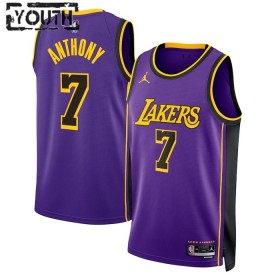 Dres Los Angeles Lakers Carmelo Anthony 7 Jordan 2022-23 Statement Edition Ljubičasta Swingman - Dječji